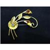 Image 1 : LOVELY ANTIQUE FLORAL BROOCH - PIN #2193401