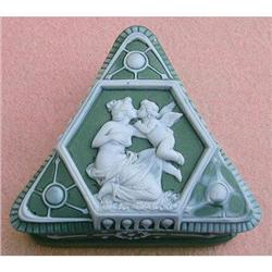Schafer & Vater KISSING Jasperware Jar #2193593