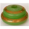Image 1 : Satin Glass Cut to Clear HAWKES Hair Receiver #2193646