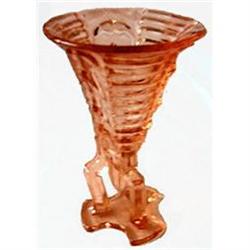 Pink Art Deco Machine Age Rocket Vase #2193700