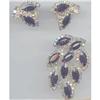 Image 1 : SALE Weiss Gigantic Pin and Earring #2193842