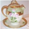 Image 1 : Hand Painted Royal Austrian Rose Covered Syrup #2193949
