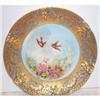 Image 1 : Hand Painted Brown Bird Limoges Plate #2193960