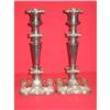 Image 1 : A pair of ornate Candelsticks(silverplate) #2193979