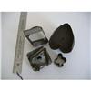 Image 1 : 4 Hand Made Tin Cookie Cutters #2193990