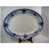 Image 1 : ADAMS "ATHENS" LARGE FLOW BLUE PLATTER #2194021