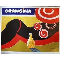 Orangina Poster, Original by Villemot #2194225