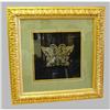 Image 1 : Japanese Bronze Butterfly Gate Shadow Box  #2194273