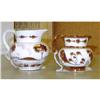 Image 1 : 2 Small Lusterware with Copper Creamers #2194297