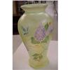 Image 1 : Exquisite Fenton Glass Signed Hand Drapery Vase#2194335