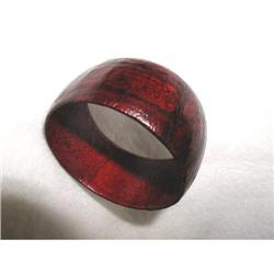 Wide Leather Bracelet Italian C.1900-1910 #2209766