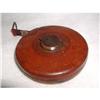 Image 1 : Leather Tape Measure Retractable England C.1870#2209774