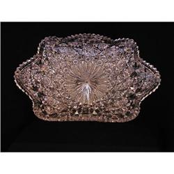 ABP Cut Glass Tray w/Tabbed Handles #2209808