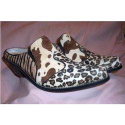 Vintage Mex Cowboy Leather Boot Shoes #2209994
