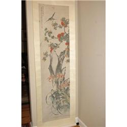 Chinese  Ink   on  paper  Scroll  Painting #2210035