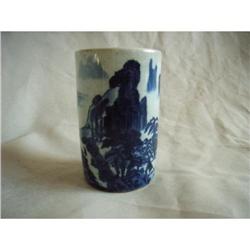 chinese porcelain brushpot #2210069