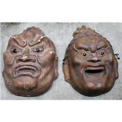 PR EARLY 20TH C GUARDIAN MASKS #2210317