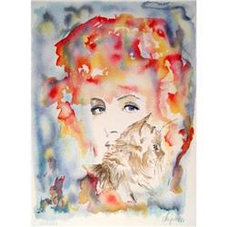 Cecile Chapellier Original Lithograph #2210420