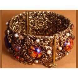 Dragons Breath  Opal Lapis Baroque BRACELET #2210434