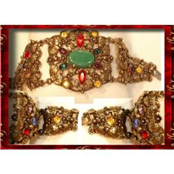 Austro Hungarian  Vintage  CZECH Bracelet #2210454