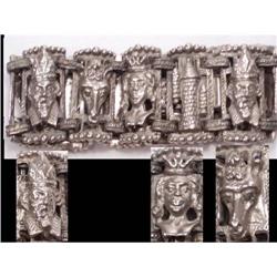 OLD Gothic  QUEEN FIGURAL Bracelet KING #2210469