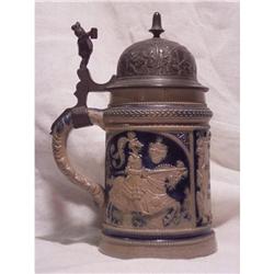 Very Nice  and Special Antique Beer Stein #2210529