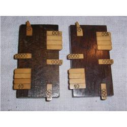 2 antique games markers #2210536