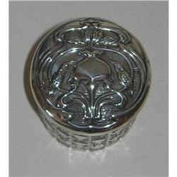 English Sterling Silver - Lidded Vanity Jar #2210604