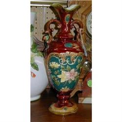 Exquisite Art Nouveau Majolica  Like Vase #2210614