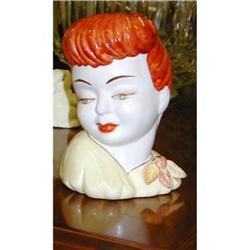 Stylistic Art Deco Female Headvase #2210619
