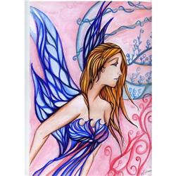Original Fantasy Painting Fairy Watercolor #2223001