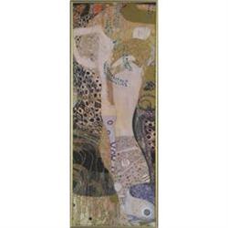 Gustav Klimt- Water Serpent Figures Poster #2223015