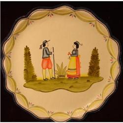 QUIMPER STYLE TRAY, MAYBE PAPER MACHE #2223086