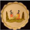 Image 1 : QUIMPER STYLE TRAY, MAYBE PAPER MACHE #2223086
