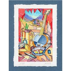 "Still Life in Style 'Country'" cubism's litho #2223169