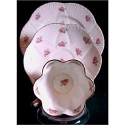 Late Foley Shelley Dainty Rose FGMN Tea Trio  #2223174