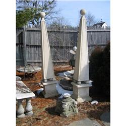 Cast Stone, 78inch, Pr. of Obelisks #2223181