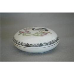 Famille  rose  porcelain  ink  box #2223191