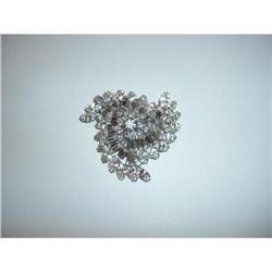 Kramer Rhinestone Hobstar Brooch #2223289