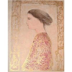 China Profile litho by Edna Hibel #2223290