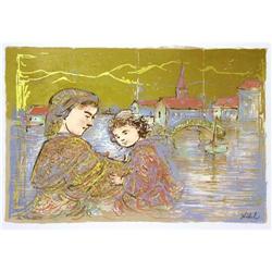 Bridge of Life  Serigraph by Edna HIbel #2223295