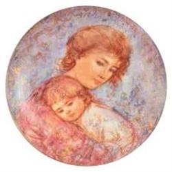 Abby and Lisa Mothers Day 1984  plate by Edna #2223300