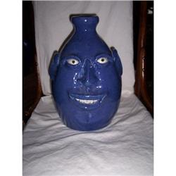 Steve Turpin Large Blue Face Jug #2223388
