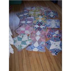 56 Vintage Quilt Squares-"Job's Troubles" ? #2223395