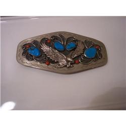 LARGE Silver,Coral & Turquoise Belt #2223397