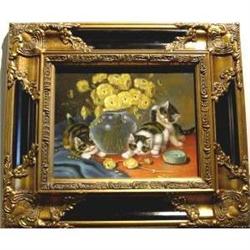 Oil Painting Of Baby Cats  #2223584