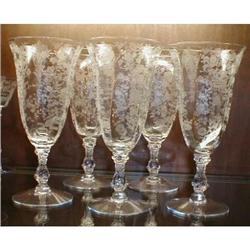 ROSE Point ICED Tea Glasses (5) - Stem 3121 #2223589