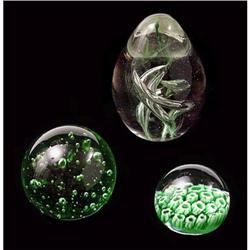 Glass Paperweight Collection (set of 3) #2223640