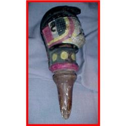 Vintage African Wood Puppet Head Carving #2223677