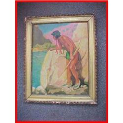Original Indian Impressionism Oil Painting #2223682